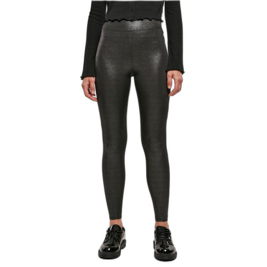 URBAN CLASSICS High Waist Kunstleder Leggings  