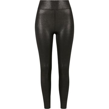 leggings aus kunstleder mit hoher taille,