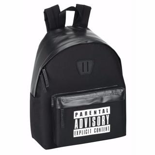 Universal Textiles  Jugend Rucksack mit Parental Advisory Logo Design 