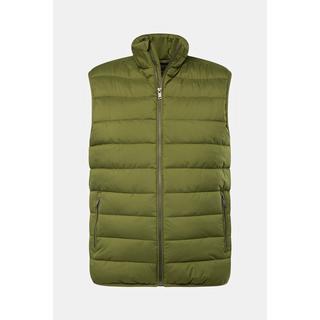 JP1880  Gilet trapuntato per l'outdoor con colletto alto e zip, fino alla tg. 8XL 