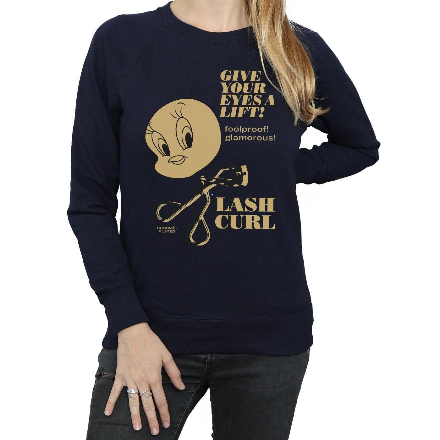 LOONEY TUNES  Tweety Pie Lash Curl Sweatshirt 