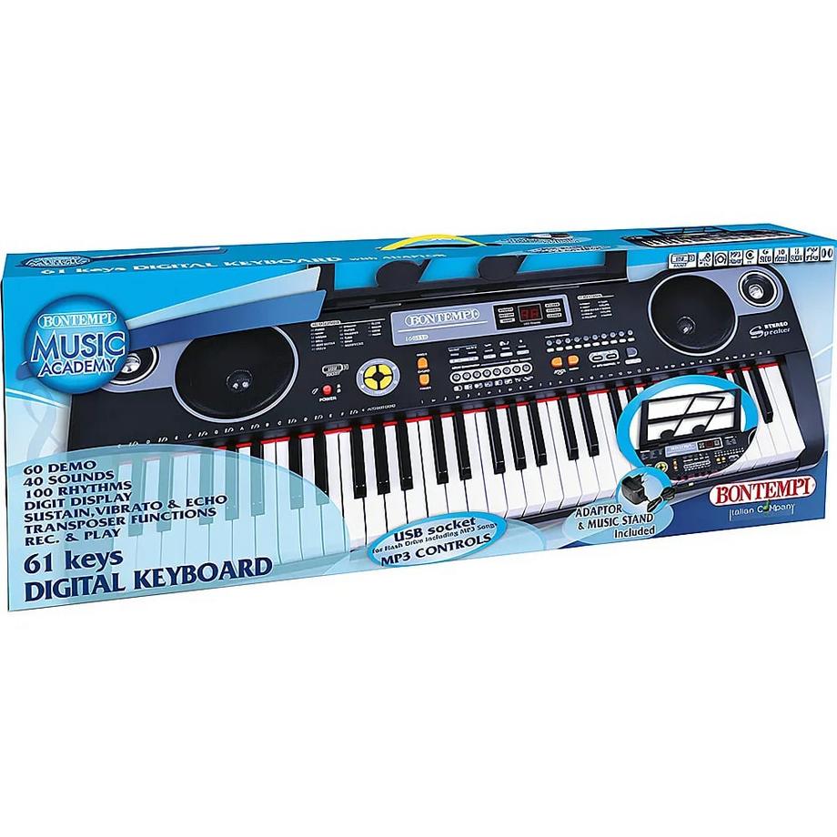 BONTEMPI  Digitales Keyboard mit 61 Profi-Tasten 