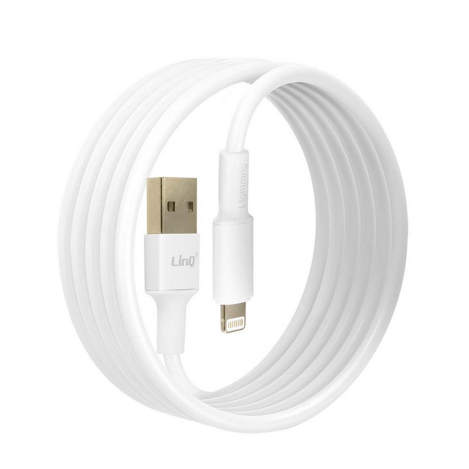 Avizar  Lightning Kabel 2.4A LinQ, Weiß 3m 