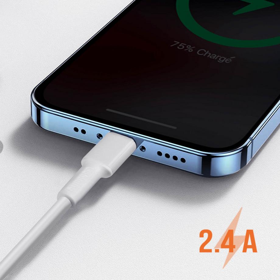 Avizar  Lightning Kabel 2.4A LinQ, Weiß 3m 