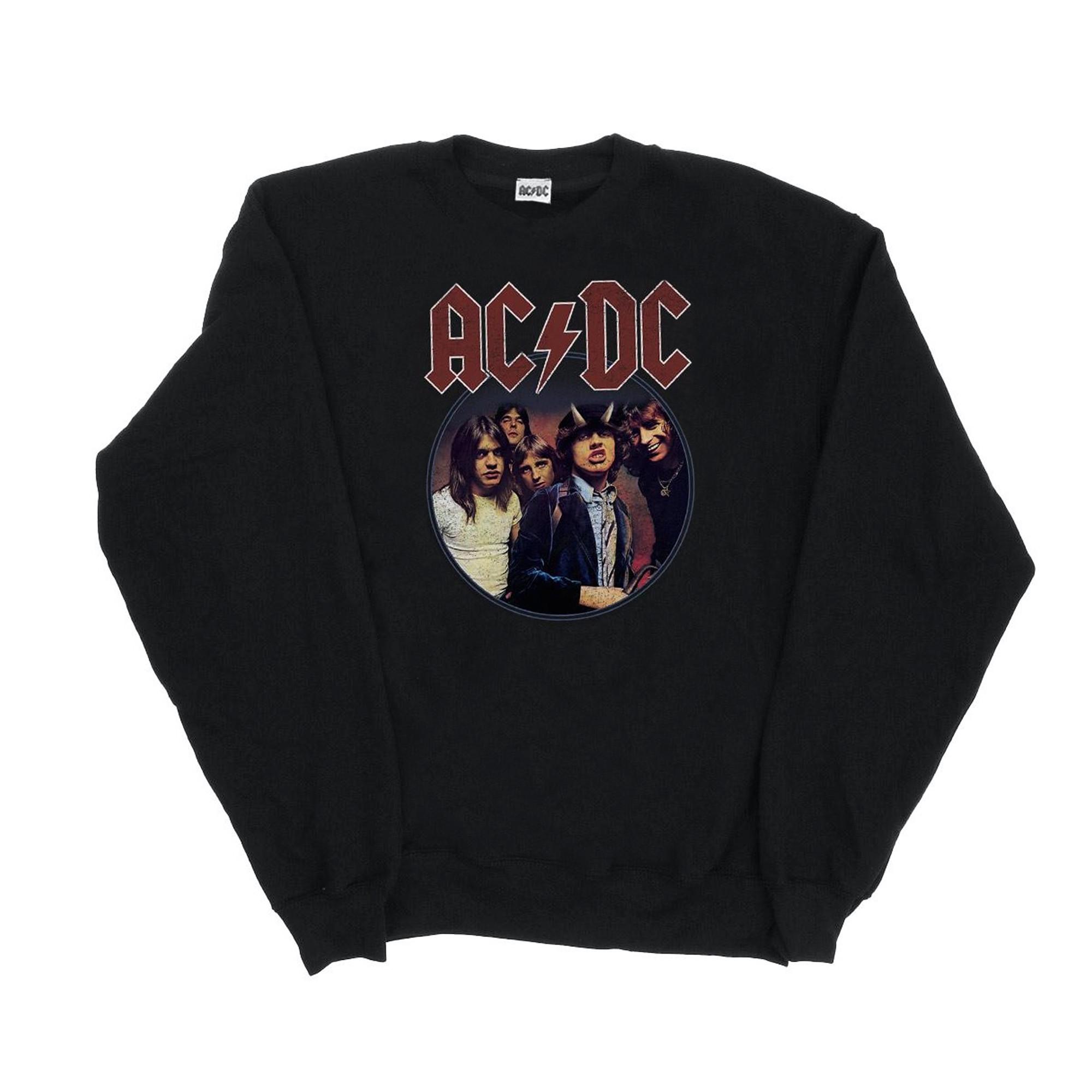 Image of Acdc Highway To Hell Circle Sweatshirt Damen Schwarz XL