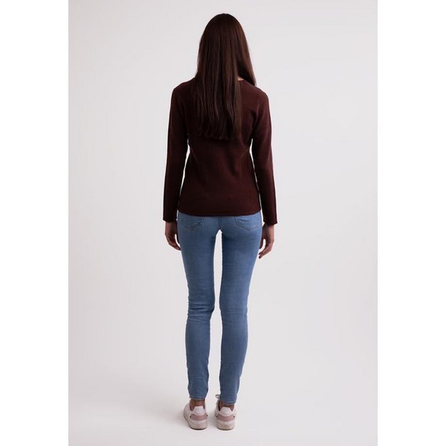 CASH-MERE.CH Pullover Cashmere Scollo a V  