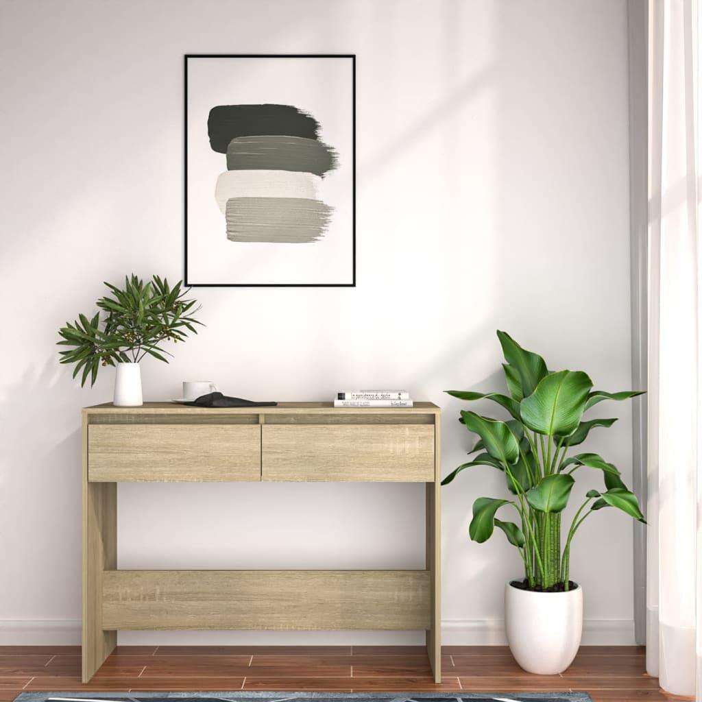 VidaXL Table console bois d'ingénierie  