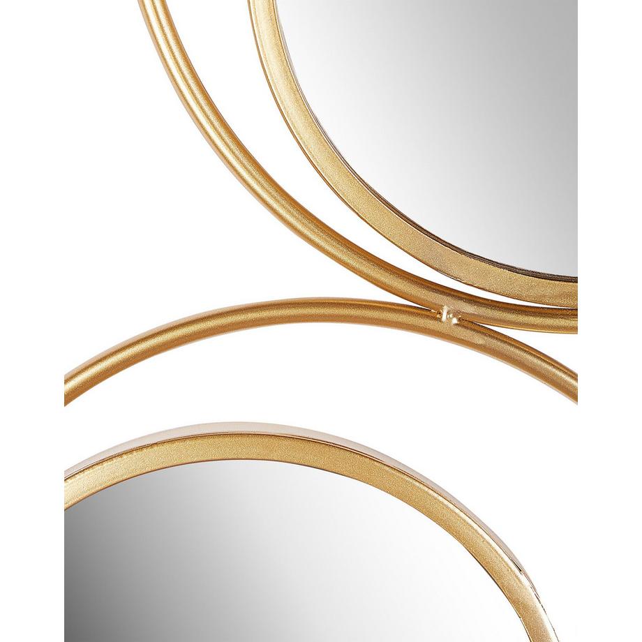 Beliani Wandspiegel aus Eisen Retro LESCAR  