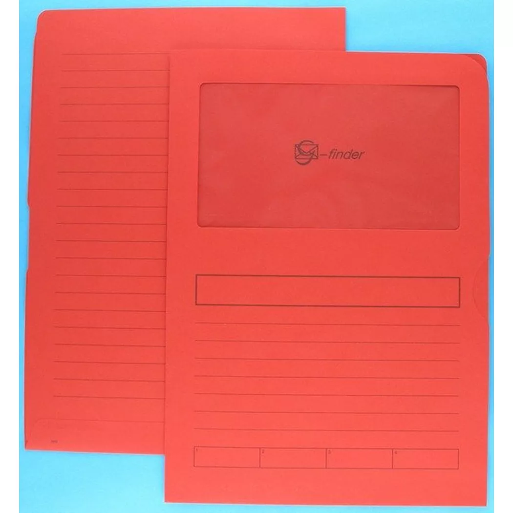 GOESSLER – Organisationsmappen 220x310mm 2801 rot 100 Stück, 21cm, Rot Bunt
