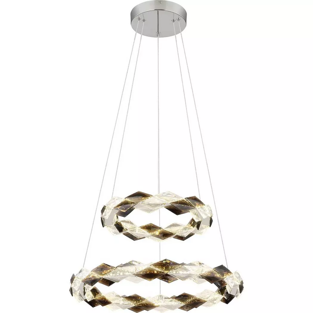 mutoni light – Hängeleuchte Illumion II Metall verchromt LED 55, One Size