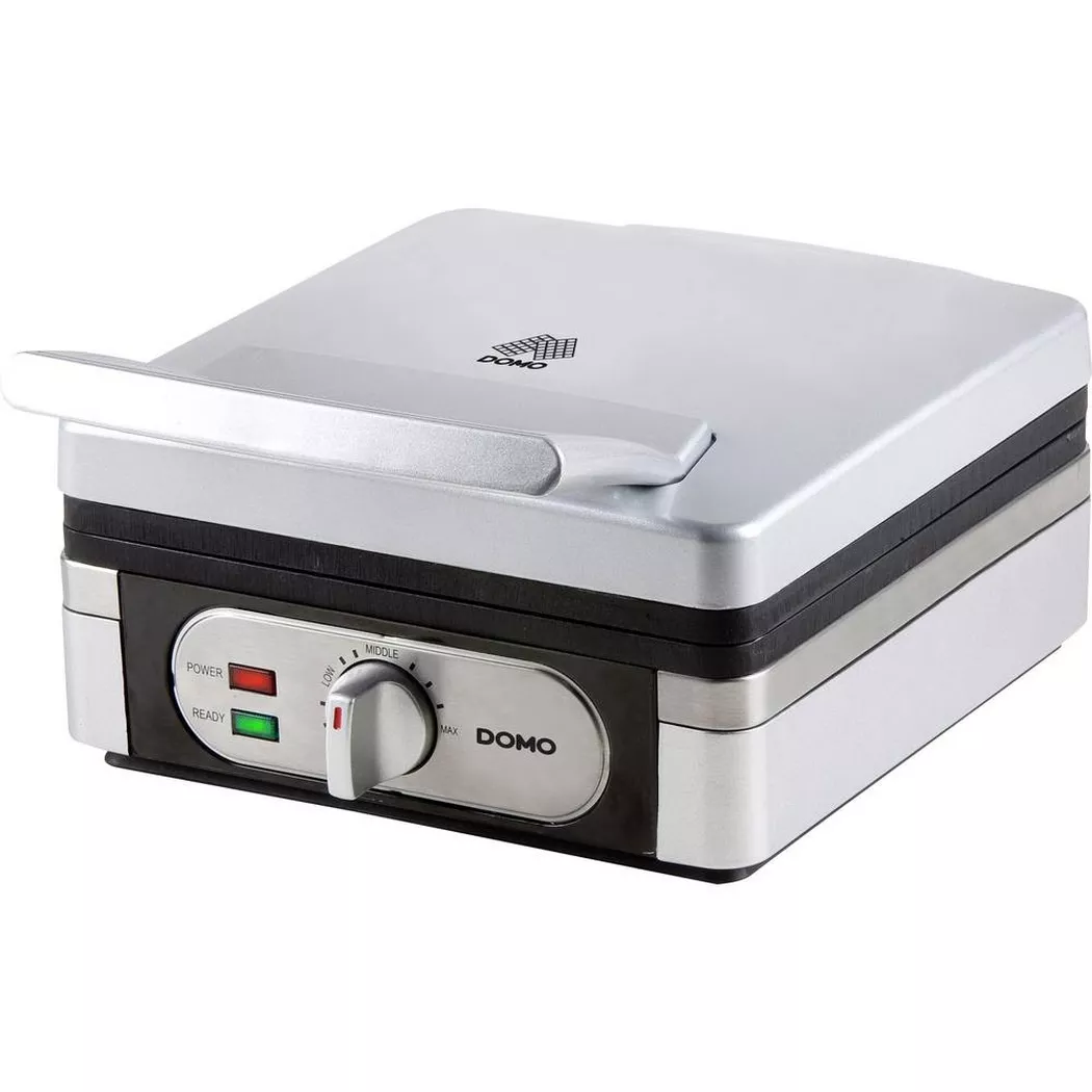 Domo – Waffeleisen, 1400 W, Silber