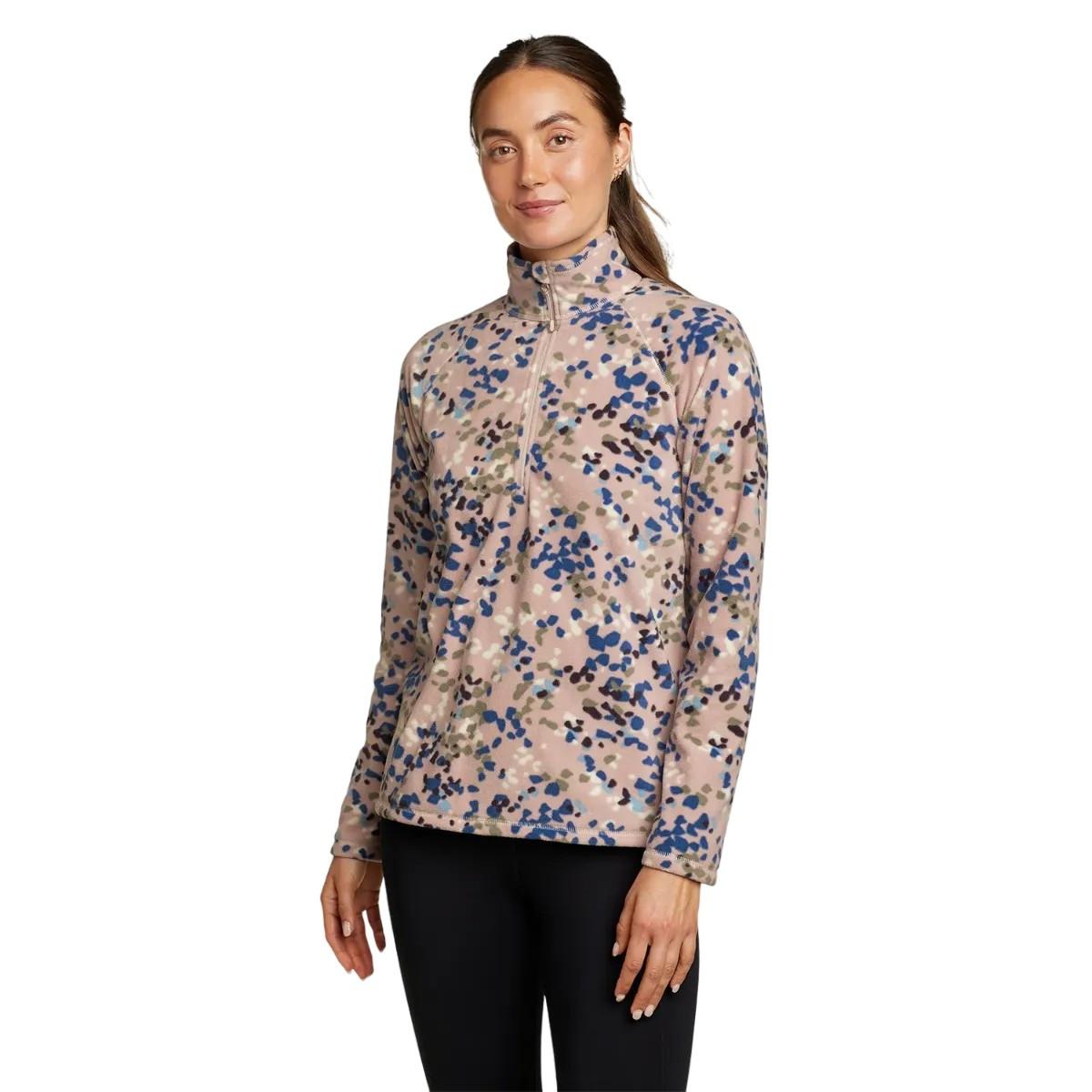 Image of Quest Fleeceoberteil Mit Kurzem Reißverschluss Raglanärmel Unisex Beige L