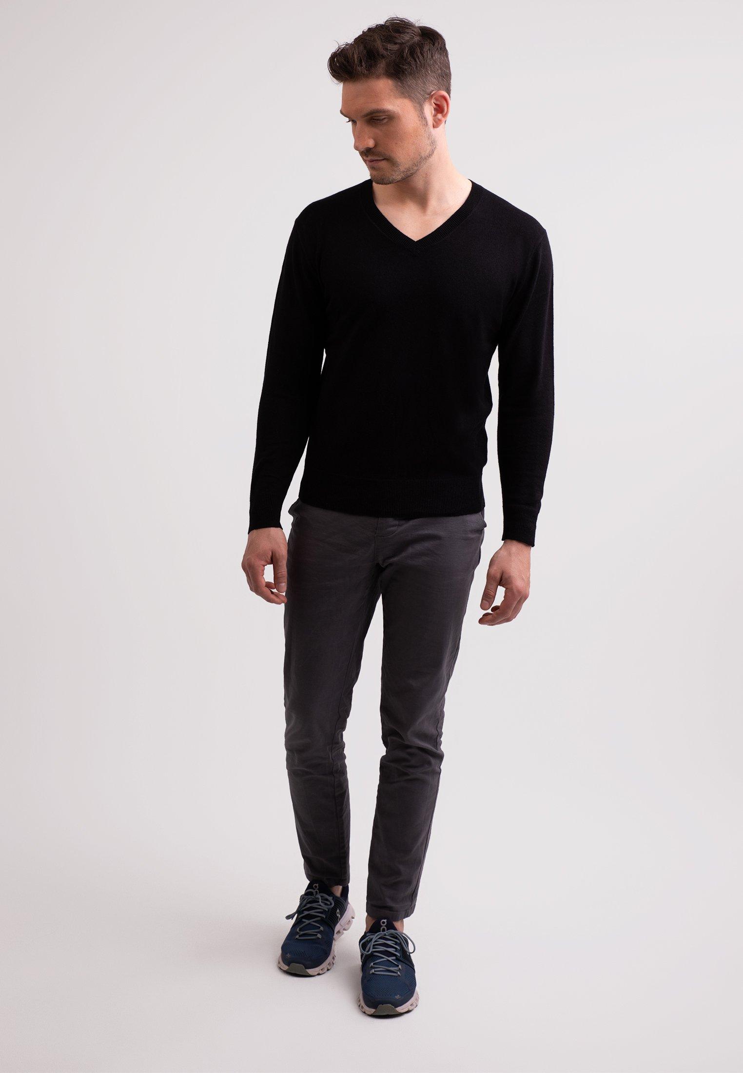 CASH-MERE.CH  Kaschmir V-Ausschnitt Pullover 