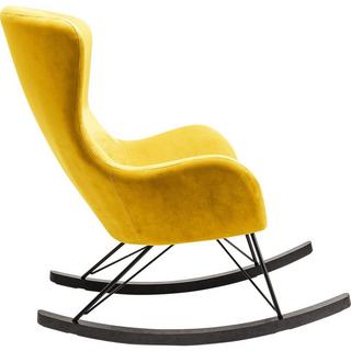 mutoni Chaise à bascule Oslo jaune  