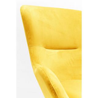 mutoni Chaise à bascule Oslo jaune  