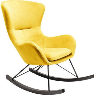 mutoni Chaise à bascule Oslo jaune  