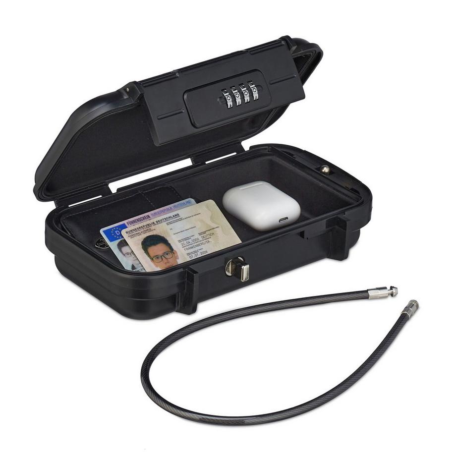 B2X  Tragbare Sicherheitsbox mit Zahlenschloss 