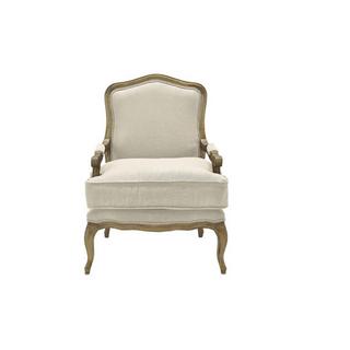 Vente-unique Sessel Barock Leinen MAHAUX  