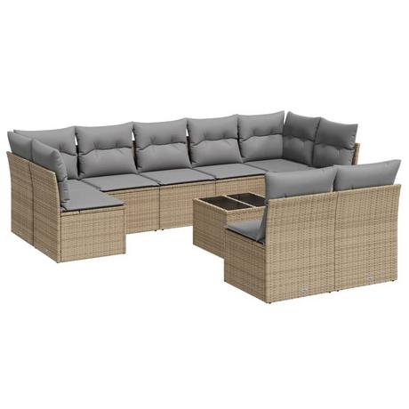 VidaXL Garten sofagarnitur poly-rattan  