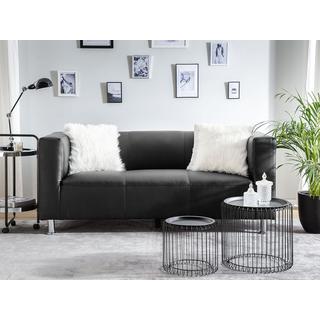 Beliani 3 Sitzer Sofa aus Kunstleder Modern FLORO  