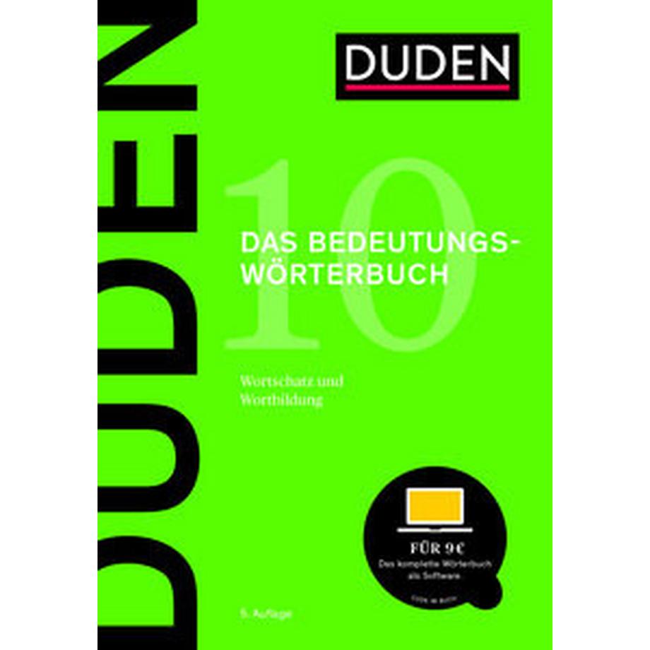 DUDEN  Duden - Bedeutungswörterbuch 
