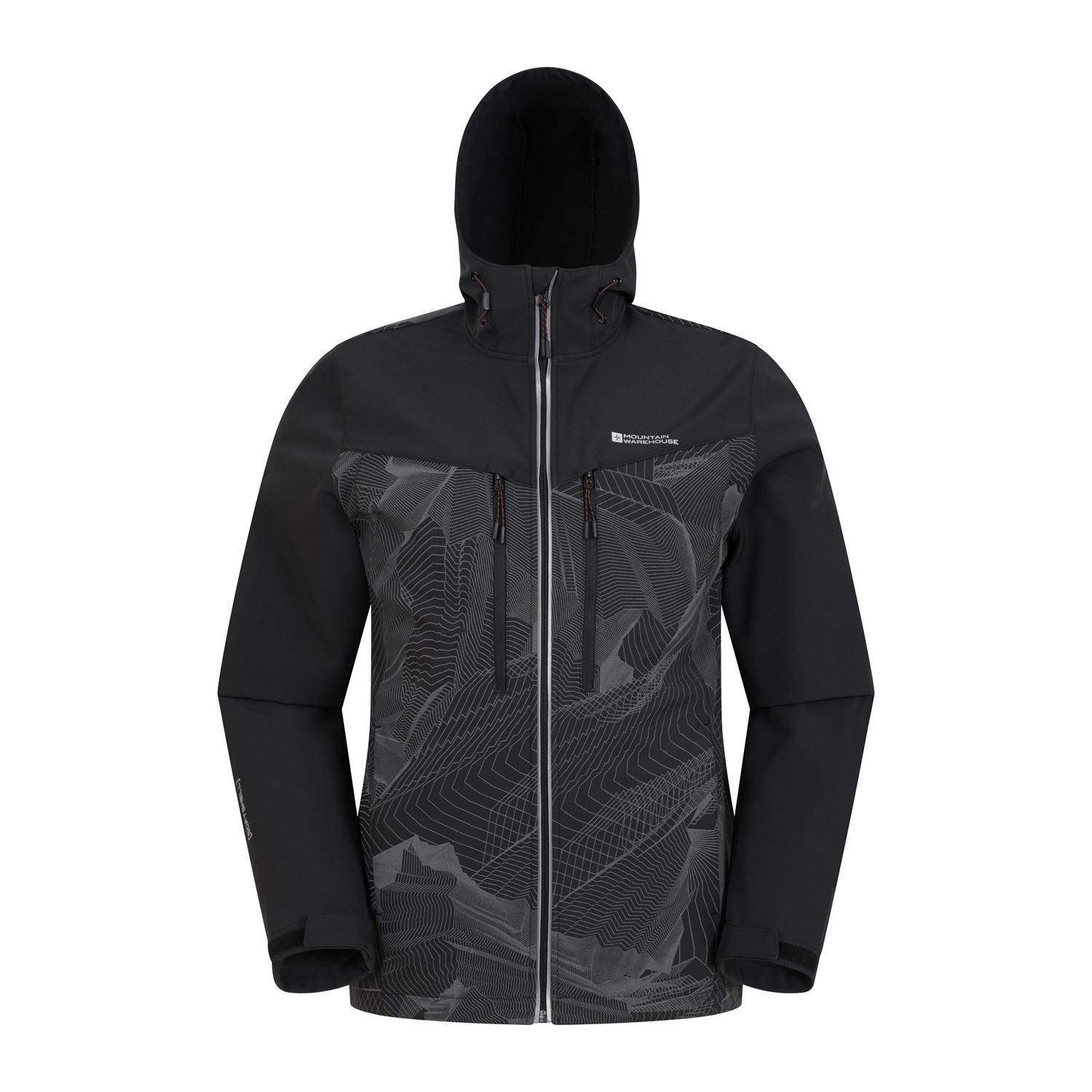 Image of Illuminate Ii Softshelljacke Herren Schwarz M