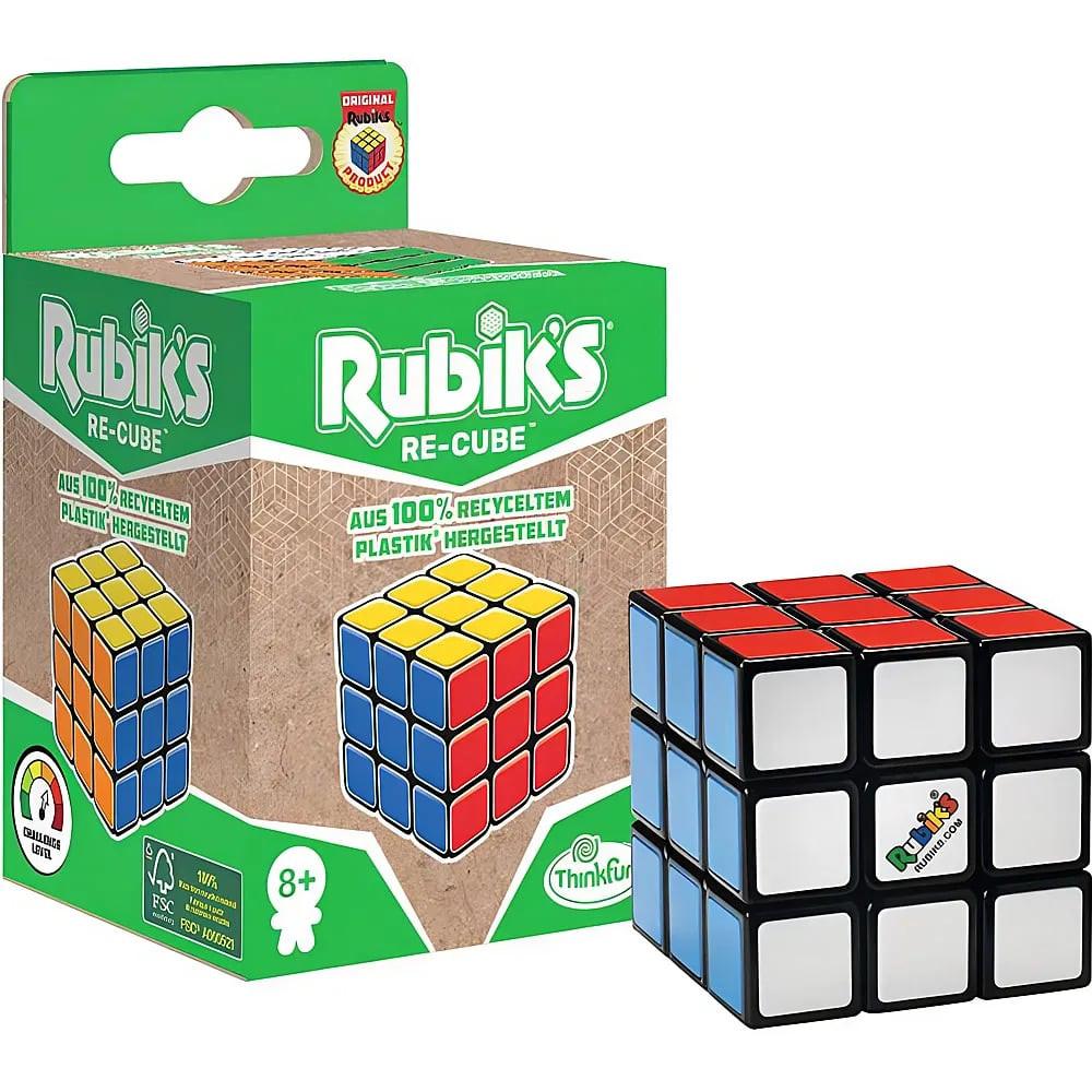 Image of Thinkfun Rubik's Re-Cube, der original Zauberwürfel 3x3 von Rubik's in der nachhaltigeren Variante für Erwachsene und Kinder ab 8 Jahren Multicolor