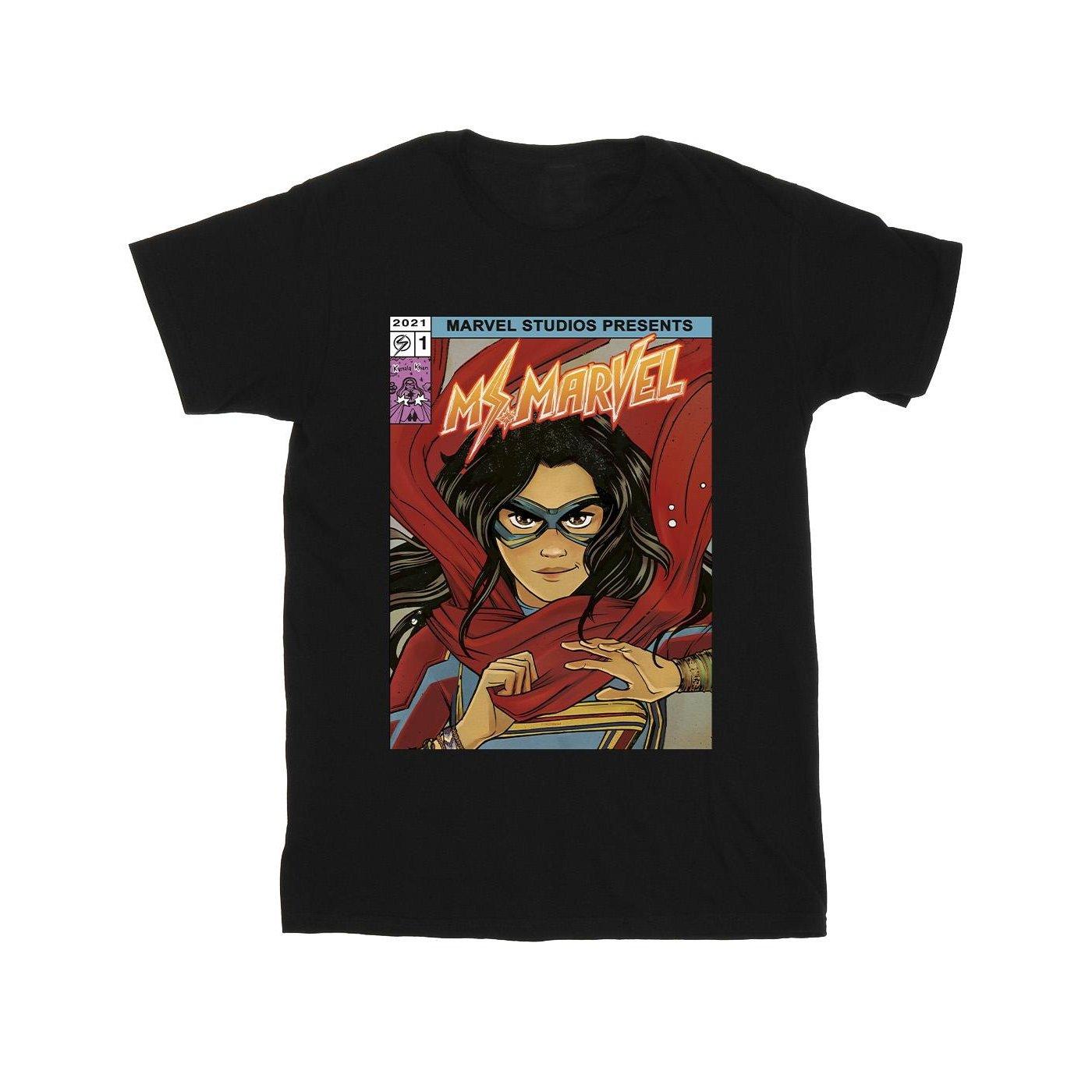 Image of Ms Comic Poster Tshirt Mädchen Schwarz 104
