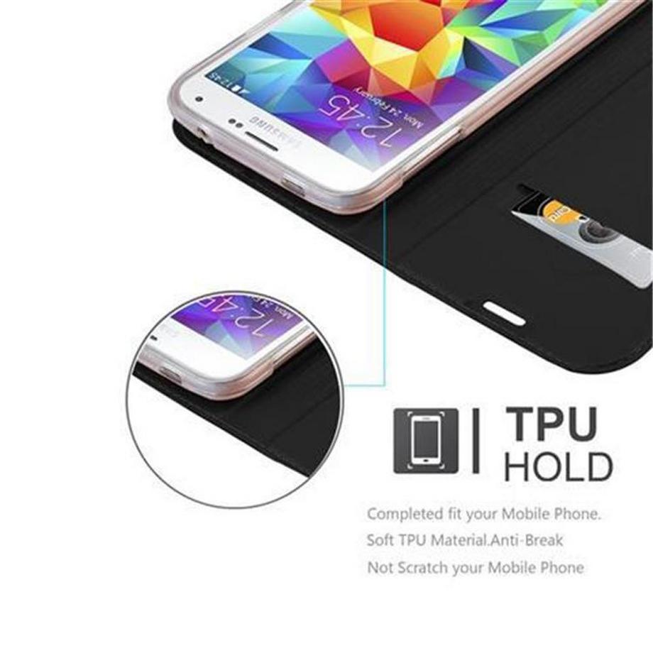 Cadorabo  Hülle für Samsung Galaxy S5 / S5 NEO Magnetverschluss, Kartenfach 