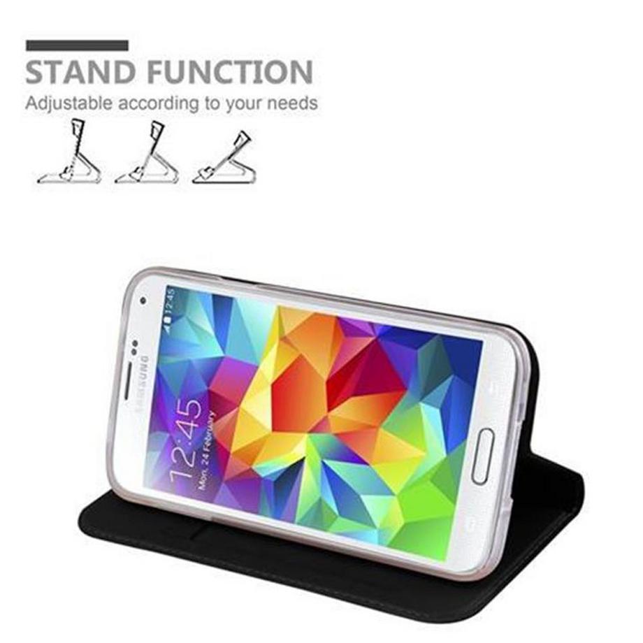 Cadorabo  Hülle für Samsung Galaxy S5 / S5 NEO Magnetverschluss, Kartenfach 