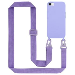 Cadorabo  Chaîne de téléphone portable compatible avec Apple iPhone 7 / 7S / 8 / SE 2020 - Coque de protection en silicone avec cordelette réglable 