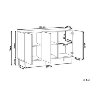 Beliani Armoire en MDF Moderne BLYTHE  