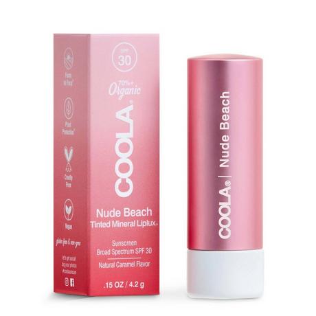 Coola  Liplux Baume à lèvres minéral teinté SPF30 - Nude Beach 