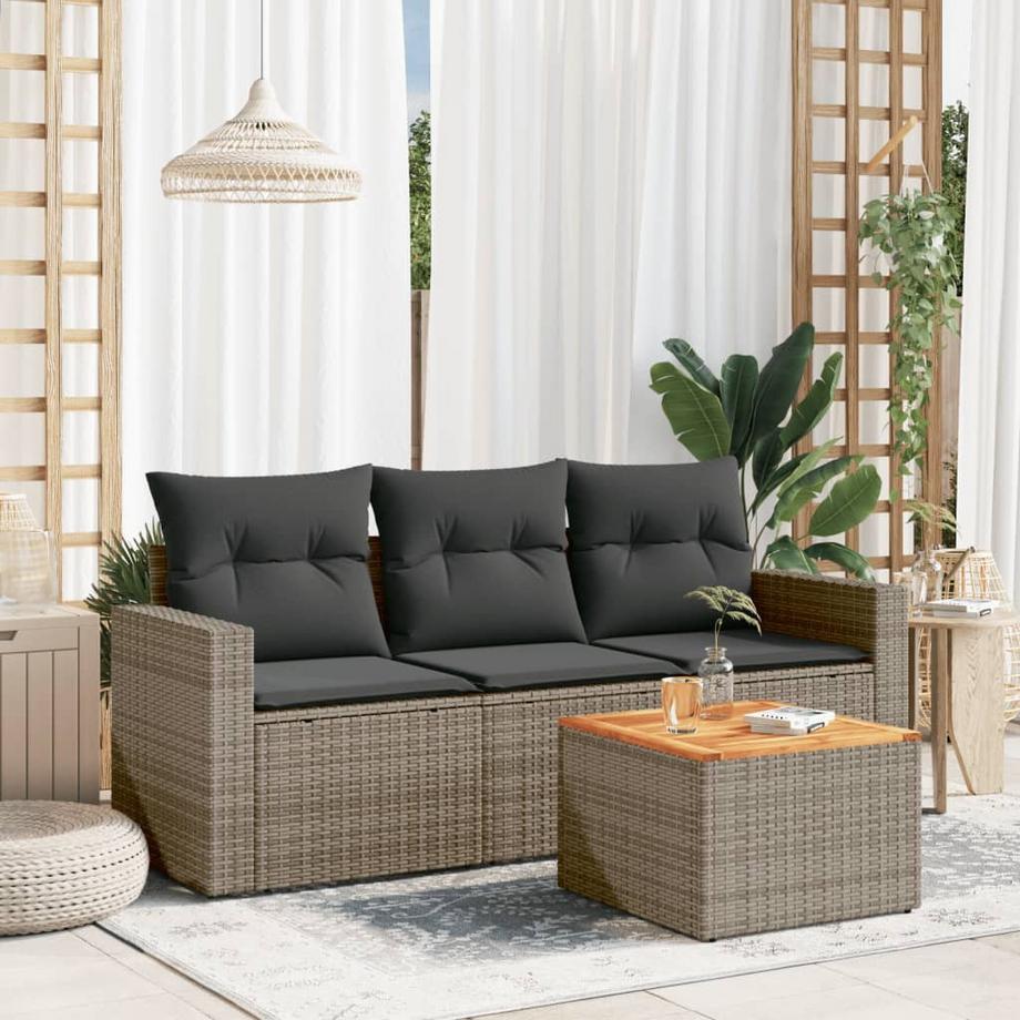 VidaXL Garten sofagarnitur poly-rattan  