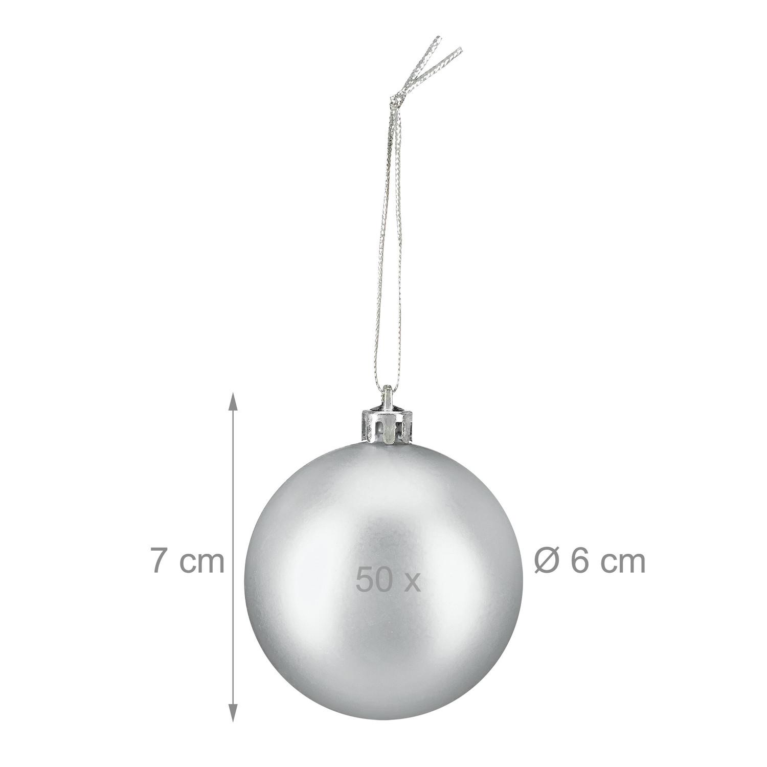 Northix Set di palline per albero di Natale, confezione da 50  