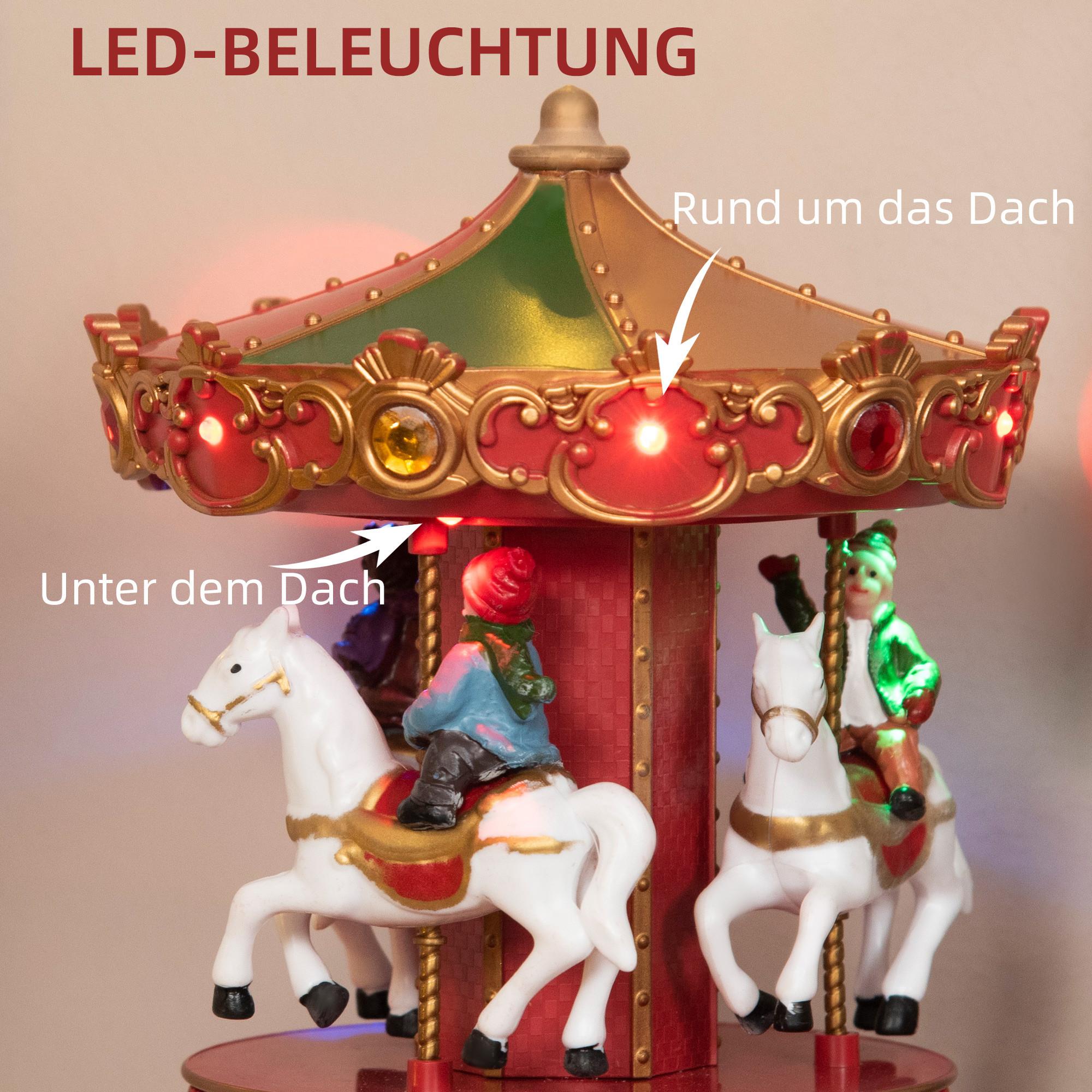 HOMCOM  Weihnachtsspieluhr 