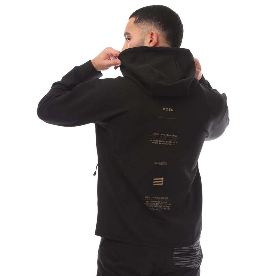 BOSS  Hoodie mit durchgehendem Reißverschluss 