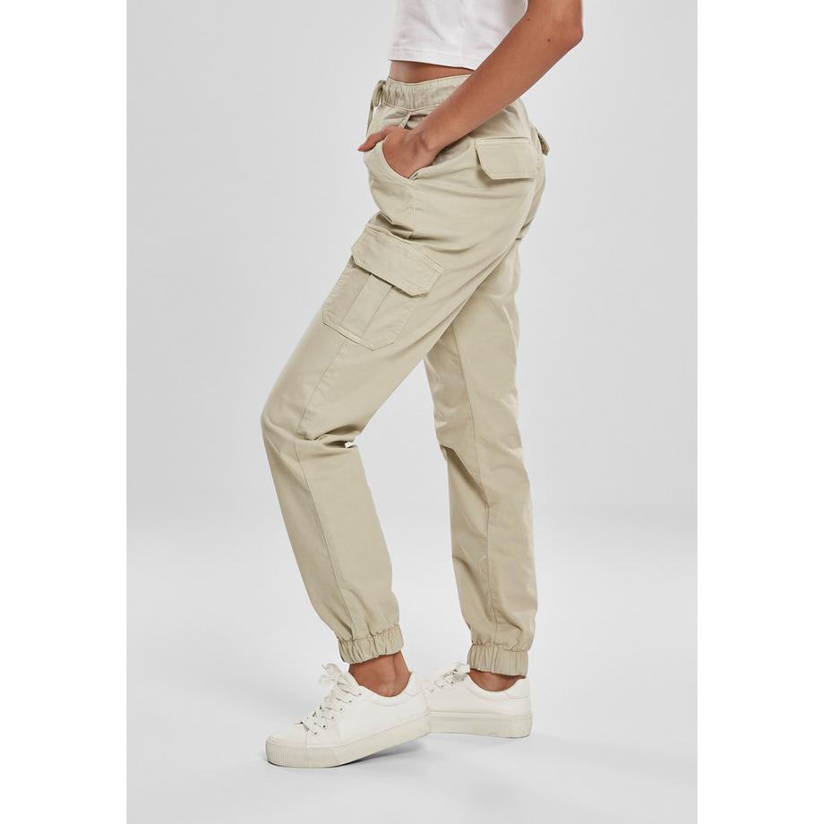 URBAN CLASSICS Pantalon Jogging Cargo Taille Haute  