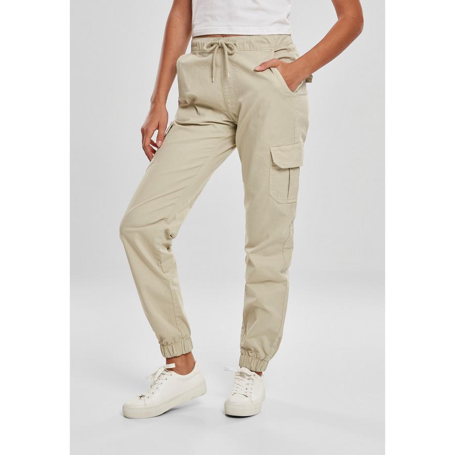 URBAN CLASSICS Pantalon Jogging Cargo Taille Haute  