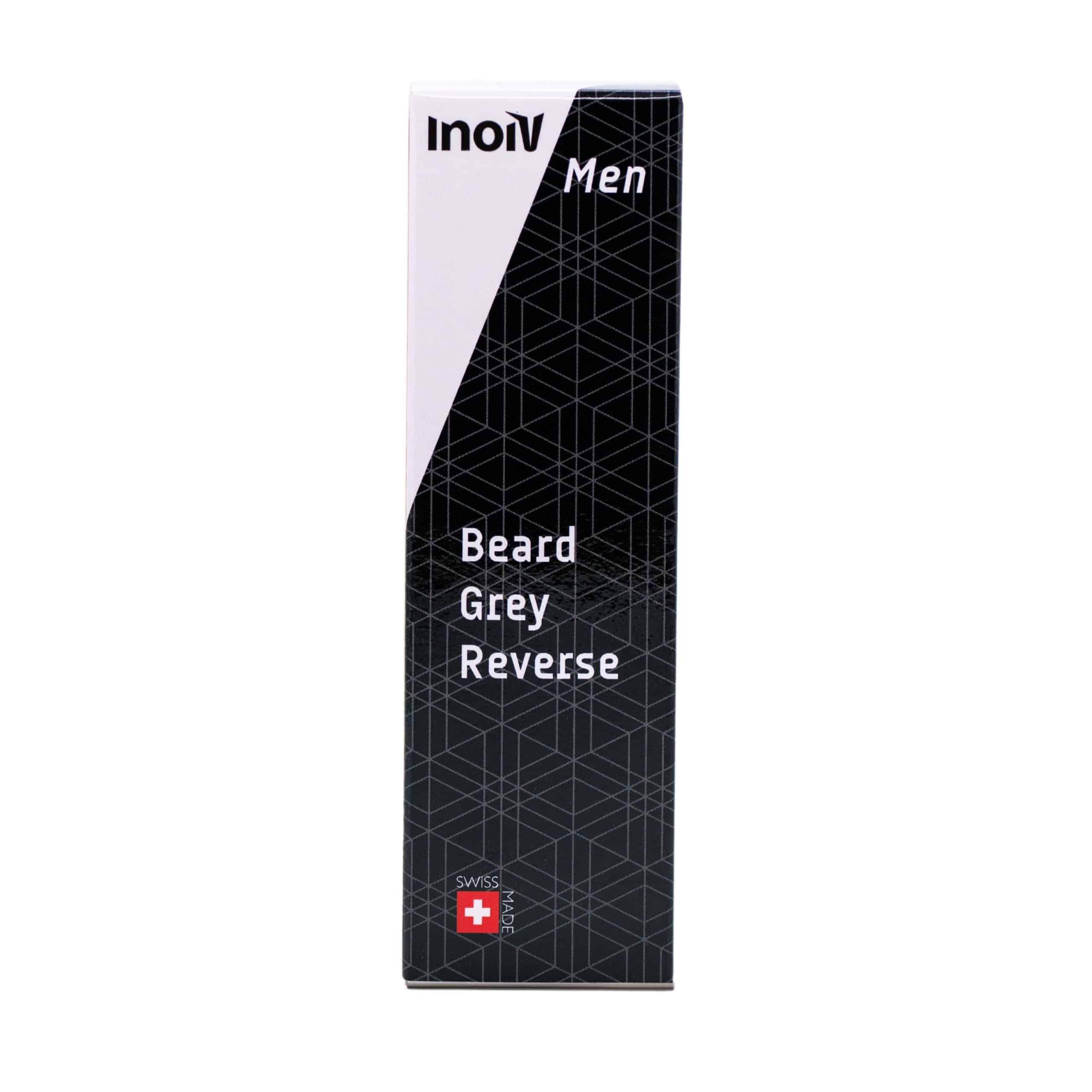 Inoiv Men  Beard Grey Reverse 