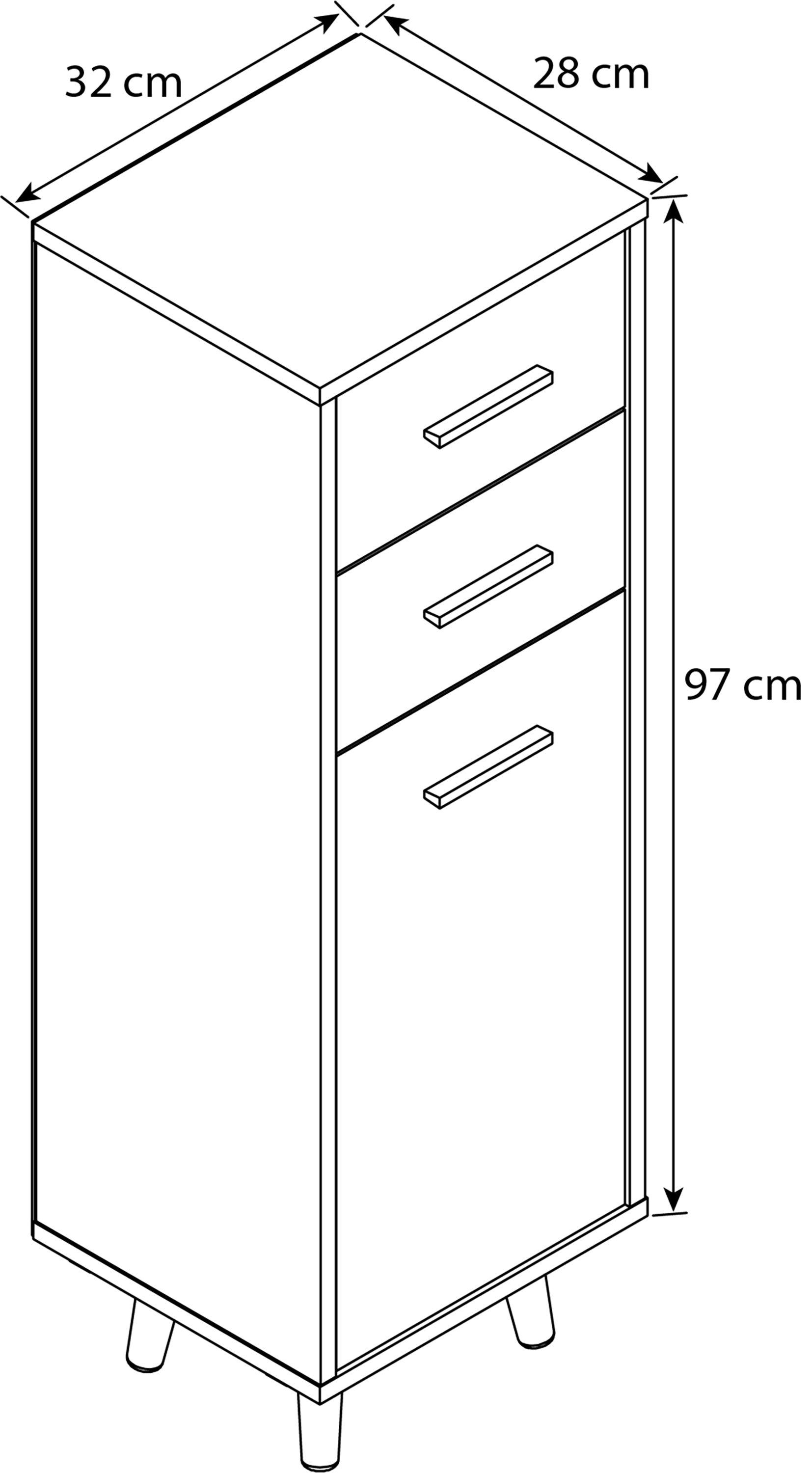 VCM Badschrank Landos  