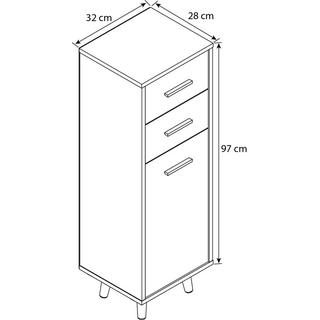 VCM Badschrank Landos  