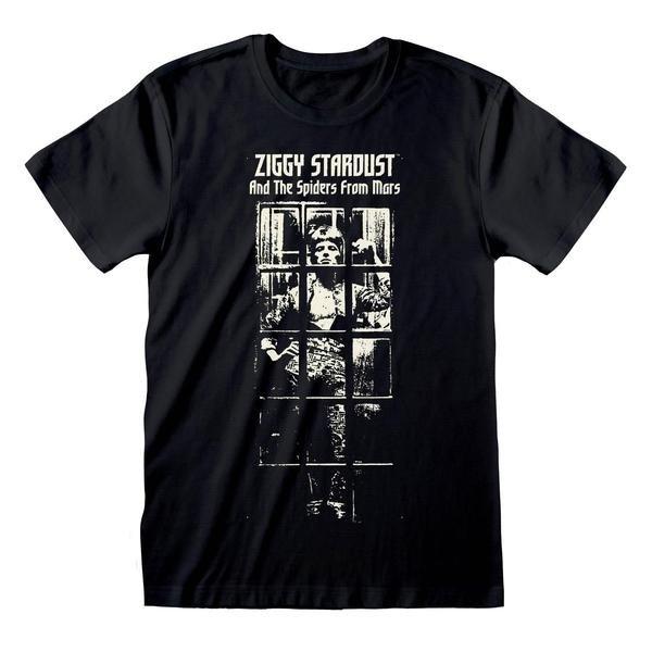Image of Ziggy Stardust Tshirt Damen Schwarz M