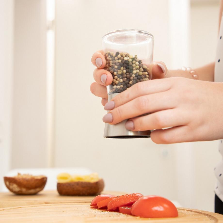 B2X  Salz- und Pfeffermühle aus Glas 