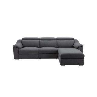 Vente-unique Ecksofa mit elektrischer Relaxfunktion PEDRERA Stoff Ecke rechts  