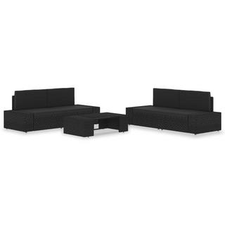 VidaXL Garten-lounge-set poly-rattan  