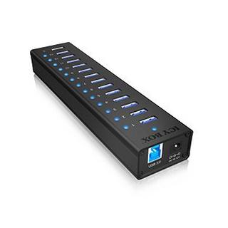 ICY Box  ICY BOX IB-AC6113 USB 3.2 Gen 1 (3.1 Gen 1) Type-B 5000 Mbit/s Schwarz 