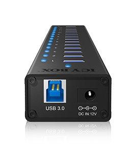 ICY Box  ICY BOX IB-AC6113 USB 3.2 Gen 1 (3.1 Gen 1) Type-B 5000 Mbit/s Schwarz 