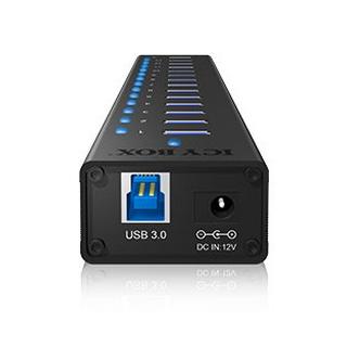 ICY Box  ICY BOX IB-AC6113 USB 3.2 Gen 1 (3.1 Gen 1) Type-B 5000 Mbit/s Schwarz 