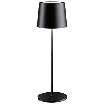 Gilo Akku-Tischlampe 2.8 W Warmweiß Schwarz (matt)